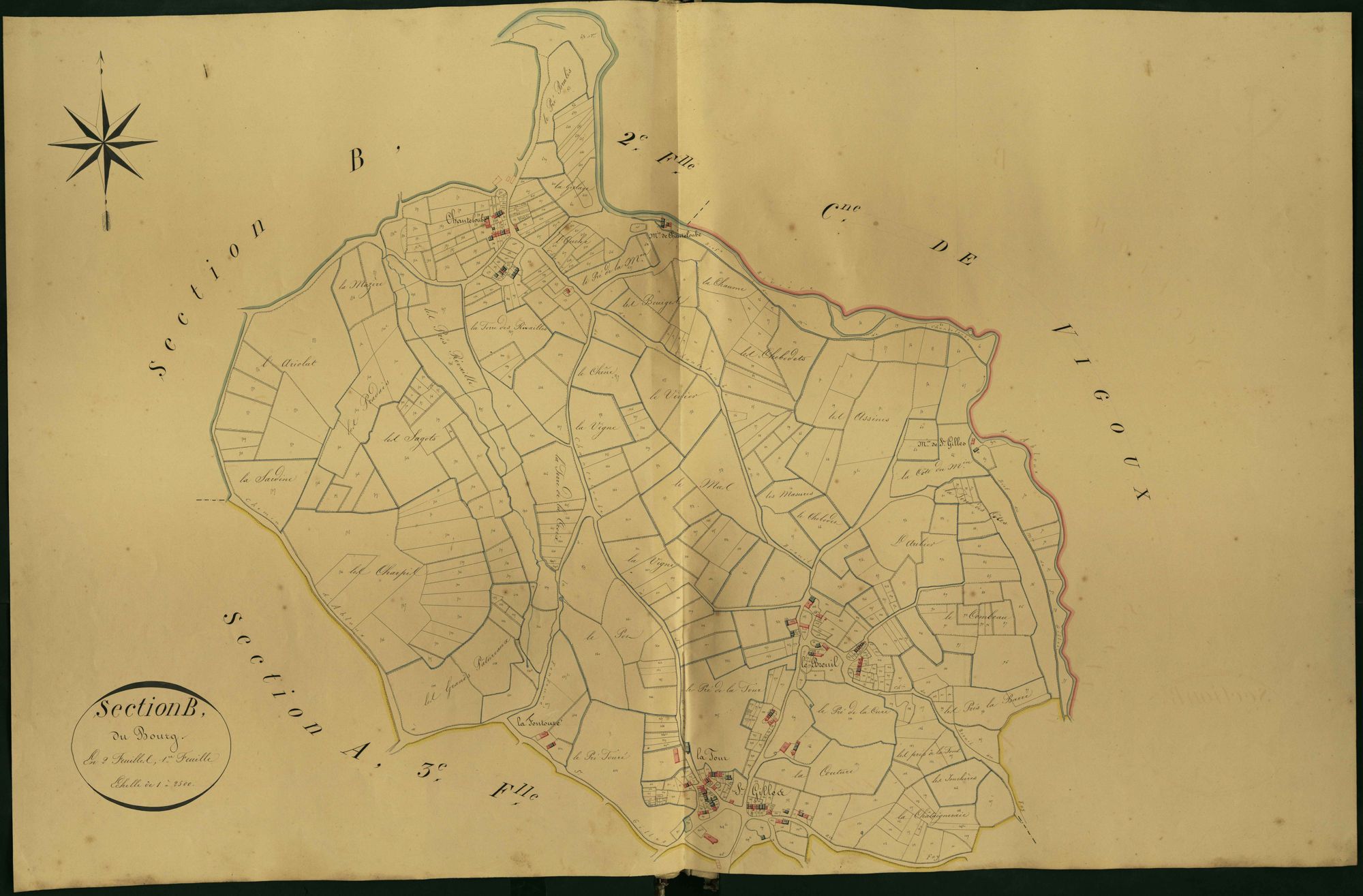 Saint-Gilles - Section B1, dite du Bourg.