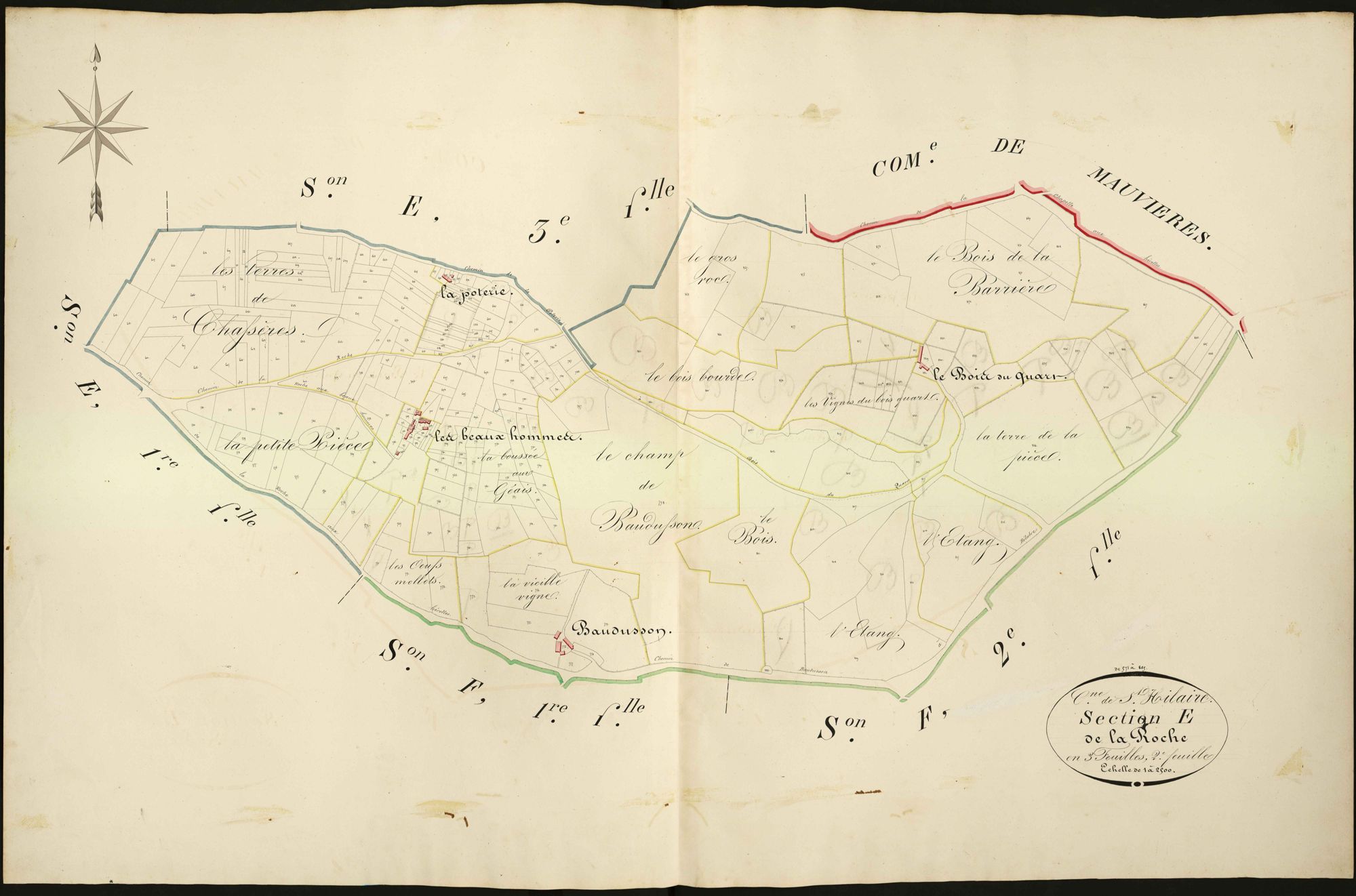 Saint-Hilaire-sur-Benaize - Section E2, diteDe La Roche.
