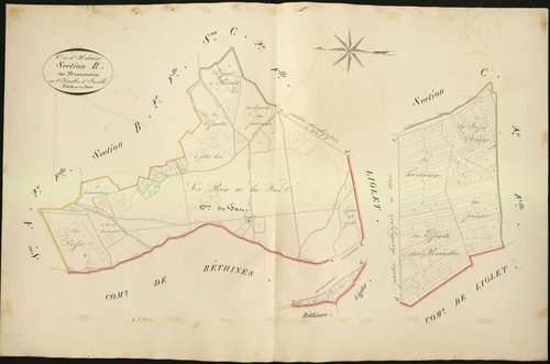 Saint-Hilaire-sur-Benaize - Section B1, dite de Broussois.