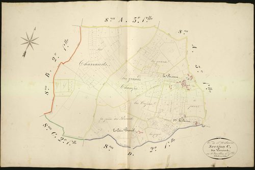 Saint-Hilaire-sur-Benaize - Section C1, dite des Perrins.