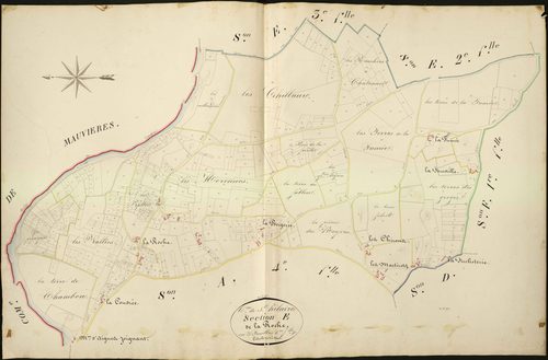 Saint-Hilaire-sur-Benaize - Section E1, dite de La Roche.