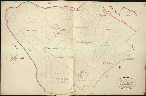 Saint-Hilaire-sur-Benaize - Section E3, dite de La Roche.