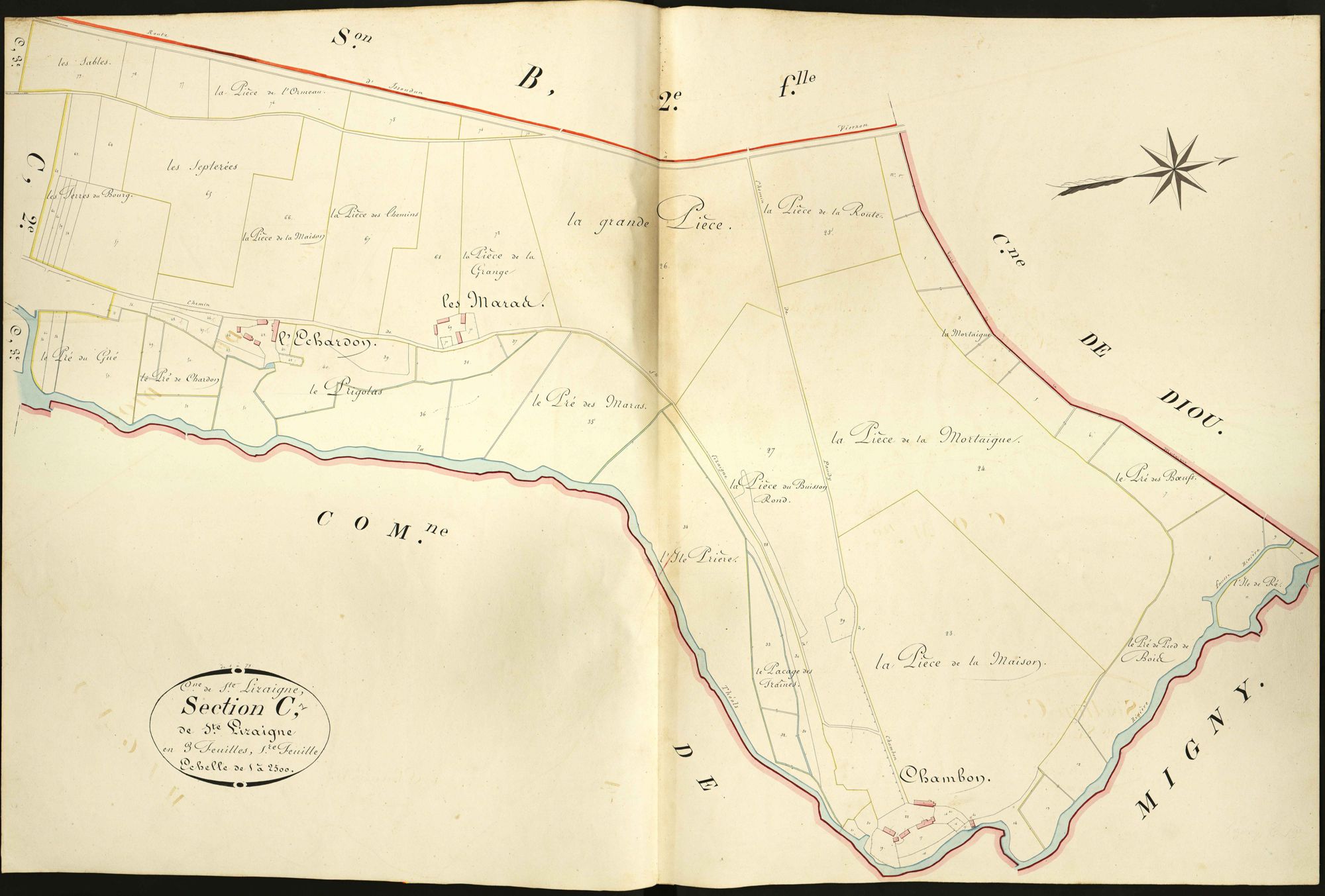 Sainte-Lizaigne - Section C1, dite de Sainte-Lizaigne.