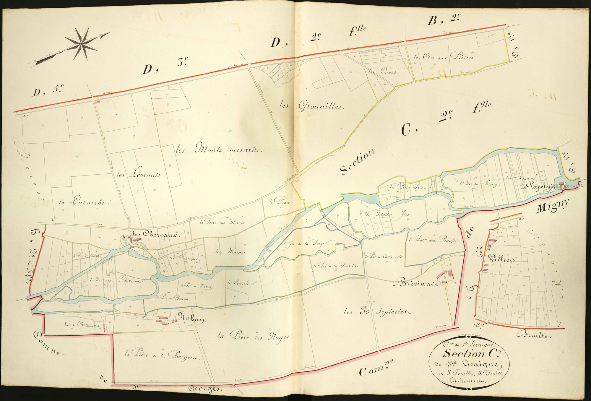 Sainte-Lizaigne - Section C3, dite de Sainte-Lizaigne.