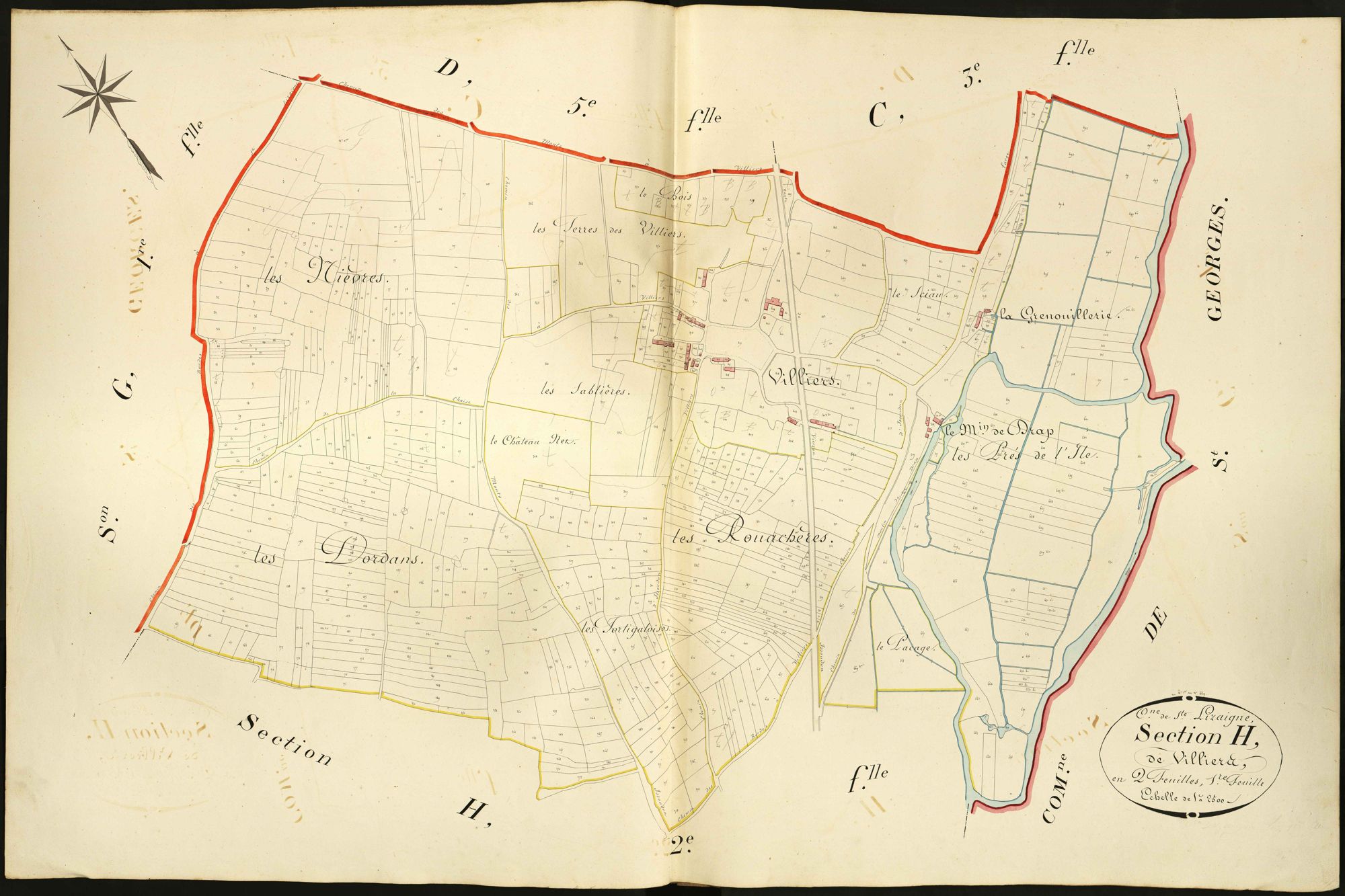 Sainte-Lizaigne - Section H1, dite de Villiers.