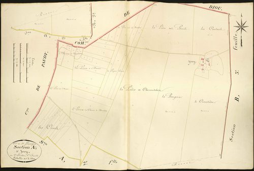Sainte-Lizaigne - Section A1, dite d' Ivoy.