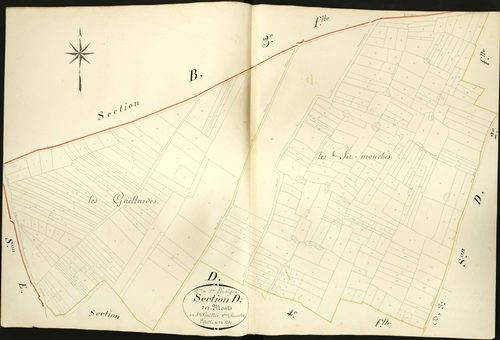 Sainte-Lizaigne - Section D1, dite des Monts.