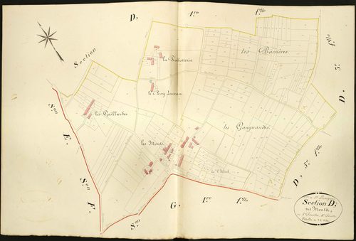 Sainte-Lizaigne - Section D4, dite des Monts.