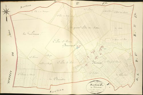 Sainte-Lizaigne - Section E, dite de Néroux.