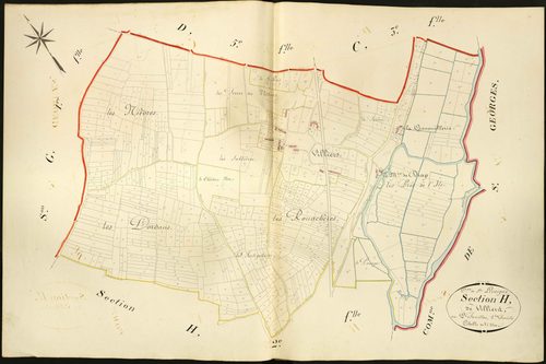 Sainte-Lizaigne - Section H1, dite de Villiers.