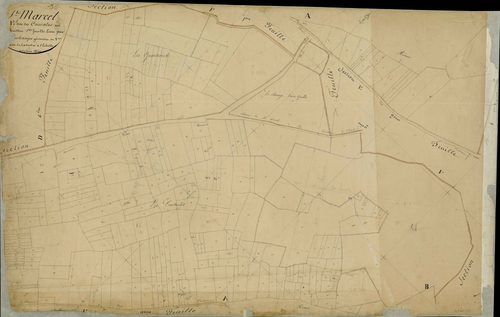 Saint-Marcel - Section E1, dite des Courates.