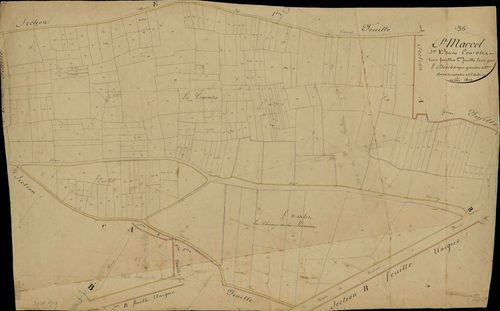 Saint-Marcel - Section E2, dite des Courates.