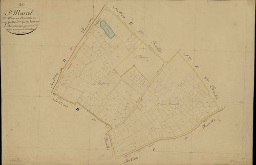 Saint-Marcel - Section E3, dite des Courates.