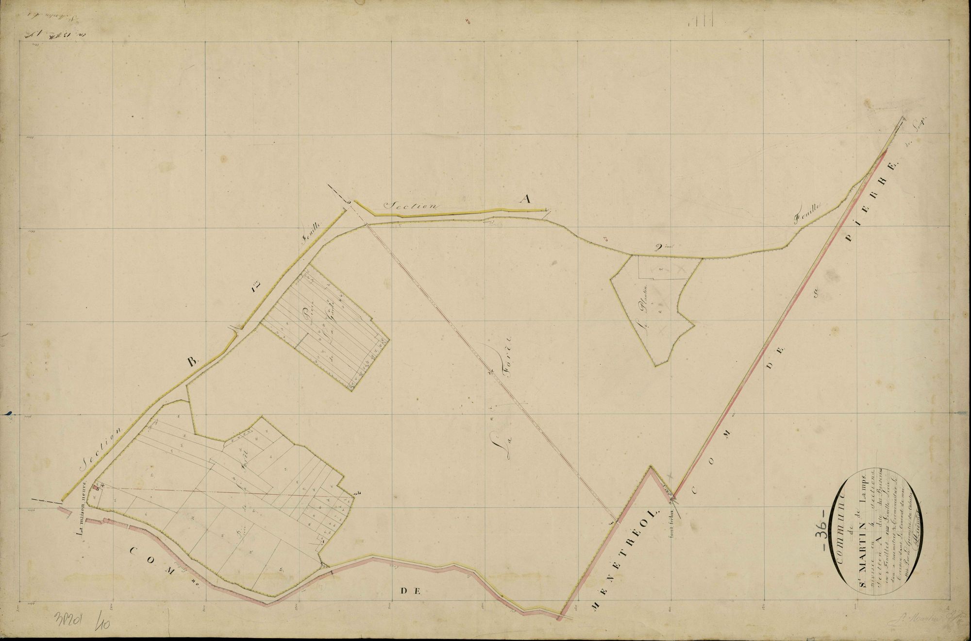 Saint-Martin-de-Lamps - Section A1, dite des Boiseries.
