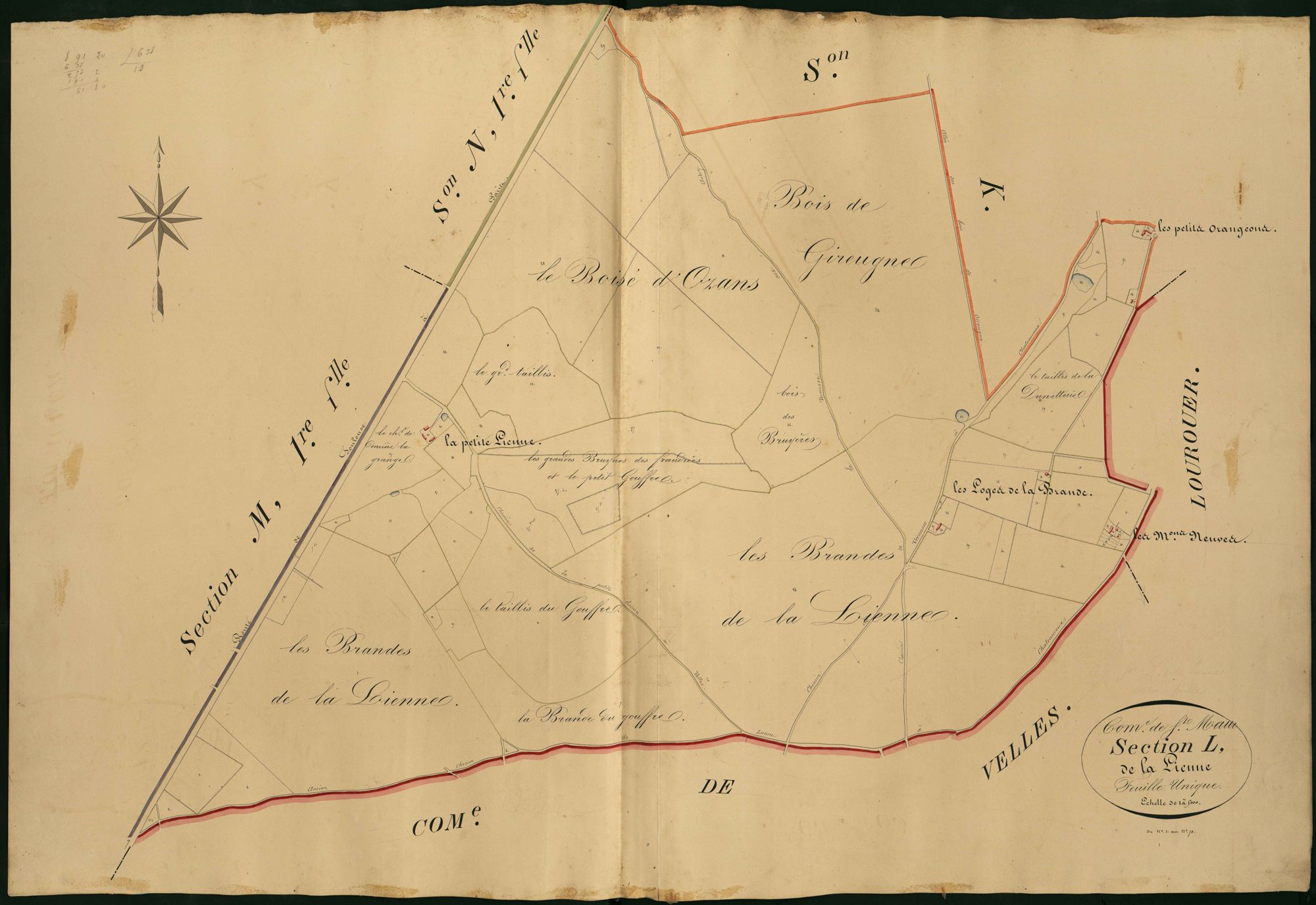 Saint-Maur - Section L, dite de la Lienne.