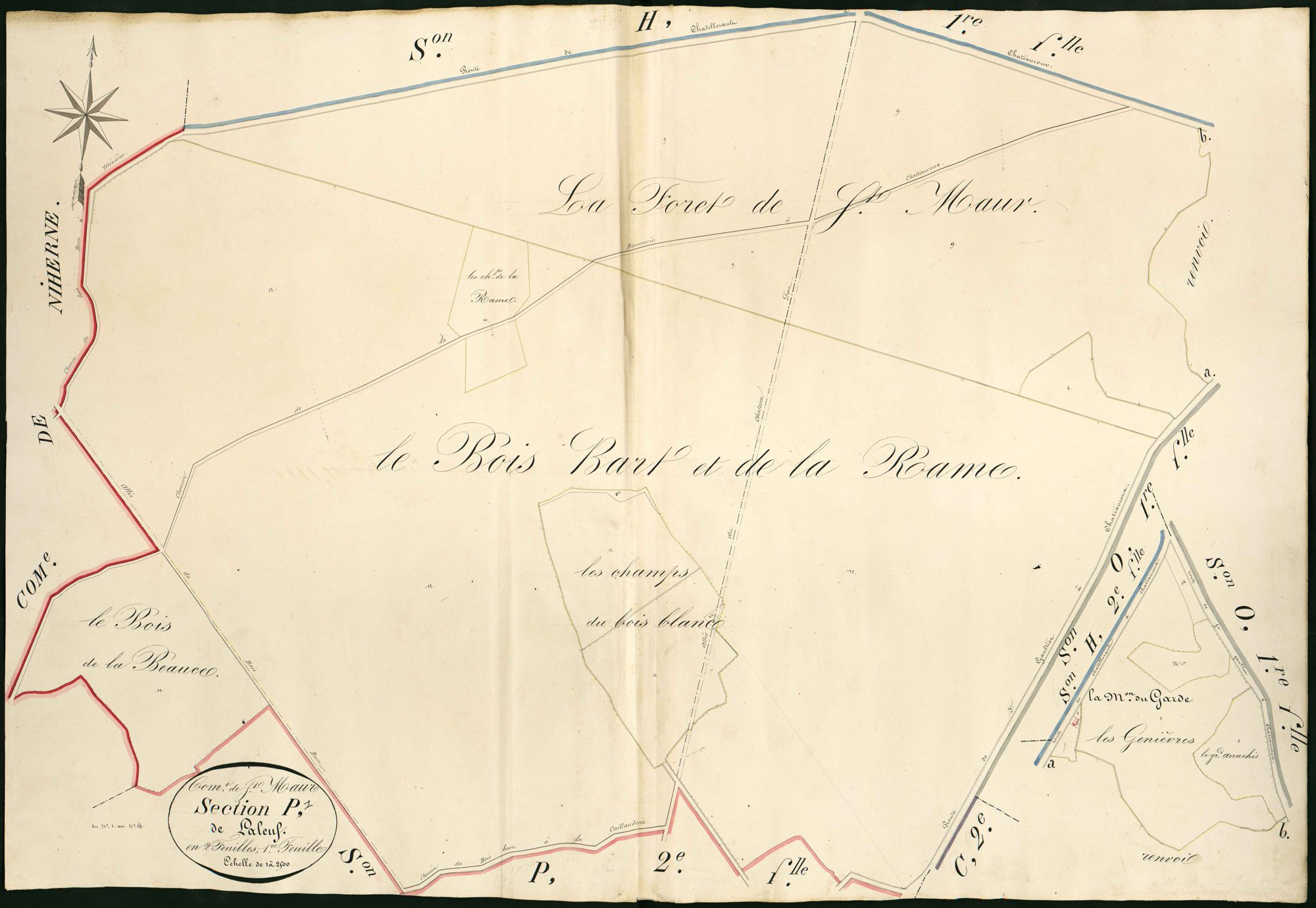 Saint-Maur - Section P1, dite de Laleuf.