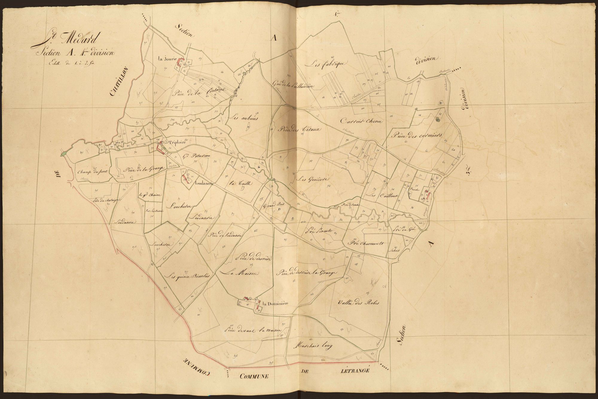 Saint-Médard - Section A4.