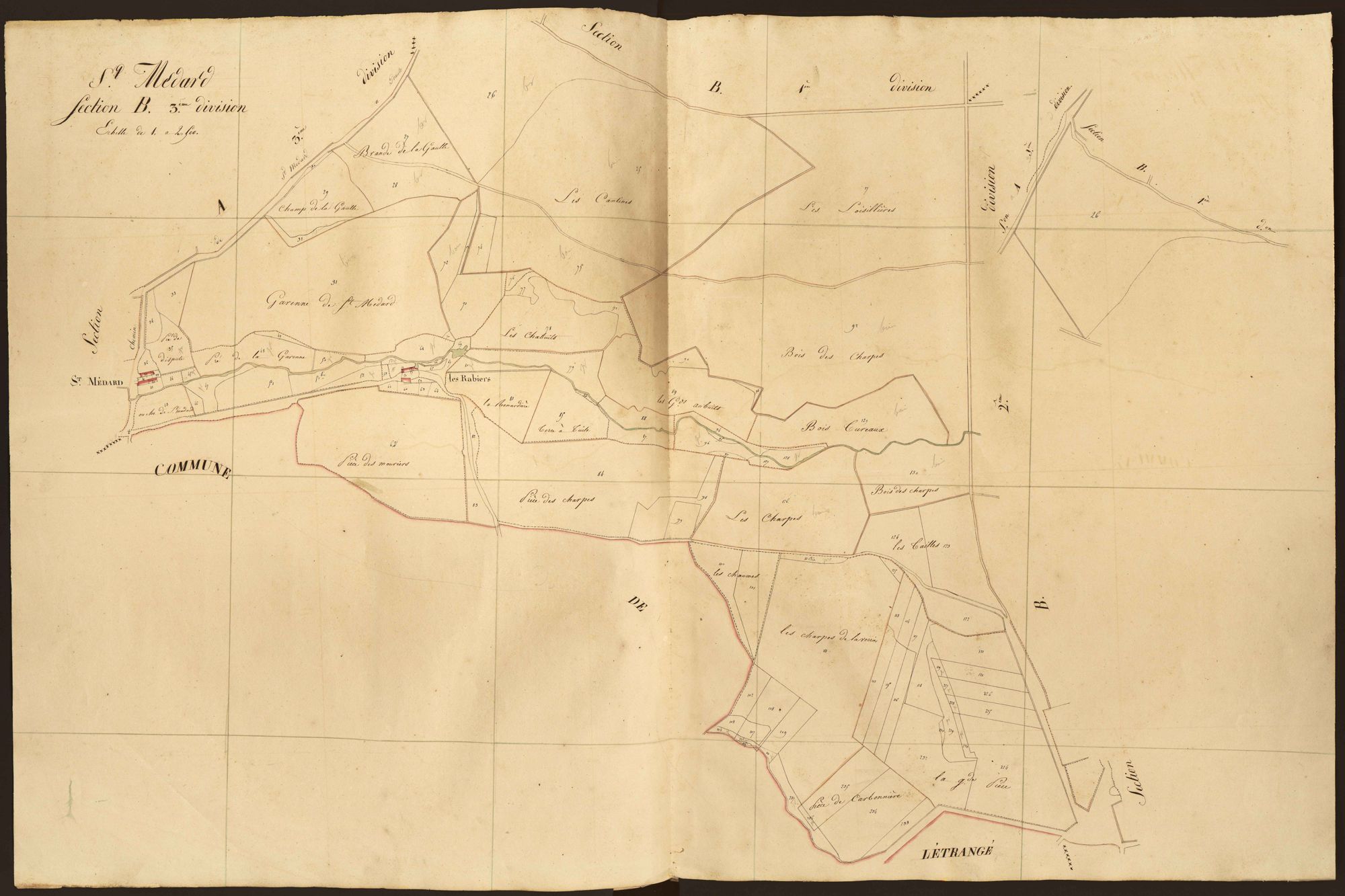Saint-Médard - Section B3.