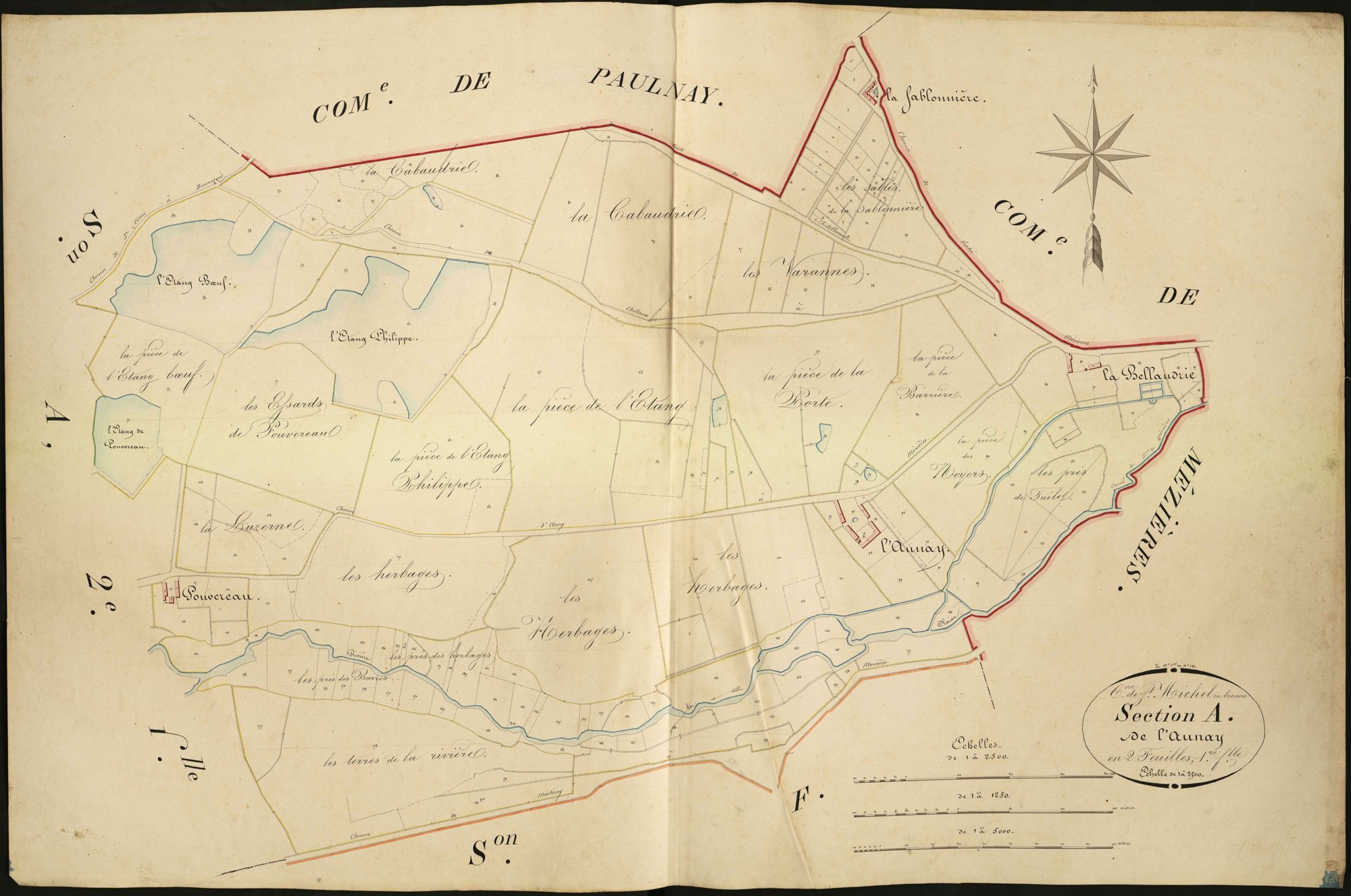 Saint-Michel-en-Brenne - Section A1, dite de l'Aunay.