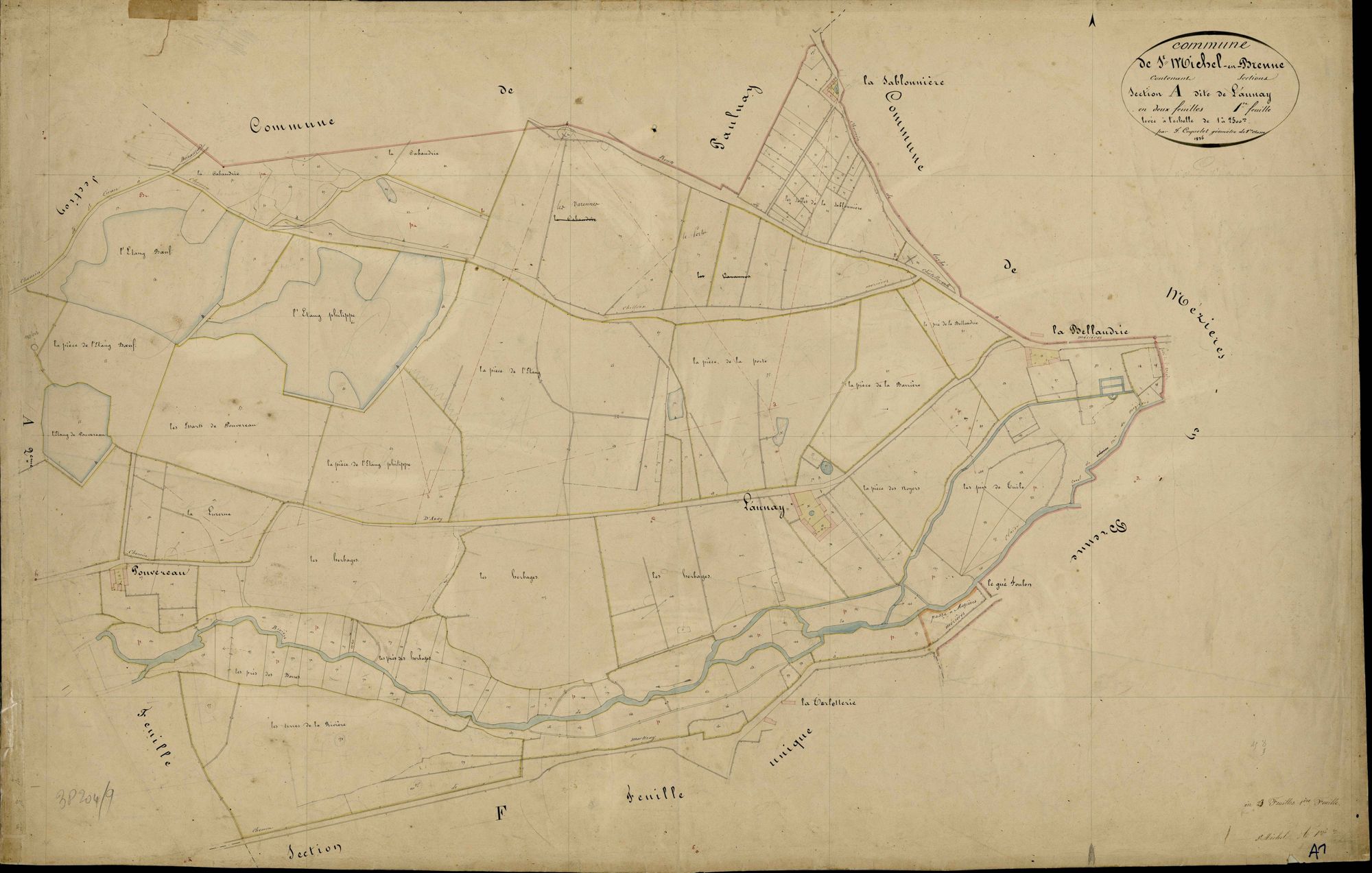 Saint-Michel-en-Brenne - Section A1, dite de l'Aunay.