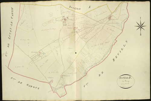 Saint-Pierre-de-Jards - Section B, dite du Bourg.