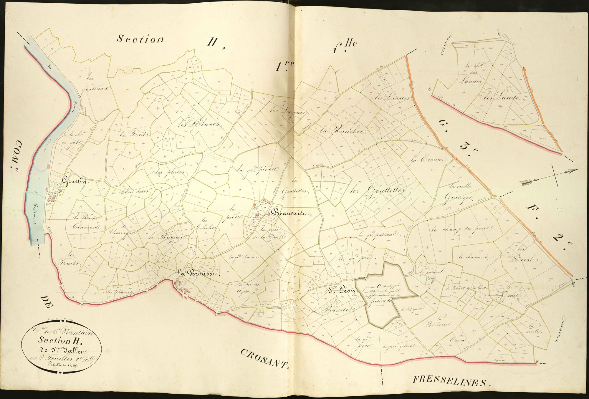 Saint-Plantaire - Section H2, dite de Saint Jallet.