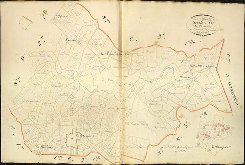 Saint-Plantaire - Section D1, dite du Meignat.