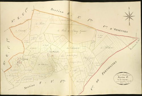 Saint-Plantaire - Section F1, dite de la Grange.