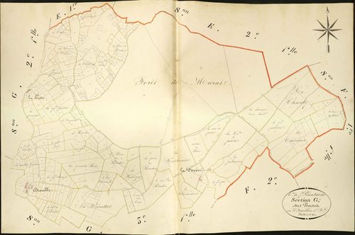 Saint-Plantaire - Section G1, dite des Bordes.