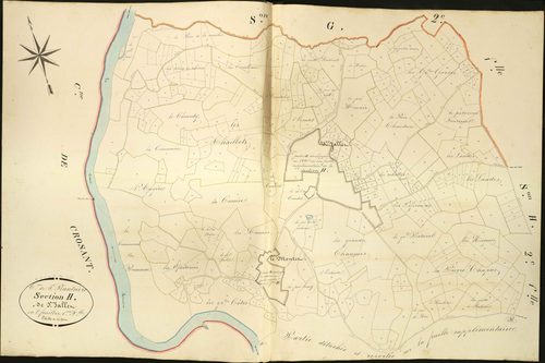 Saint-Plantaire - Section H1, dite de Saint Jallet.