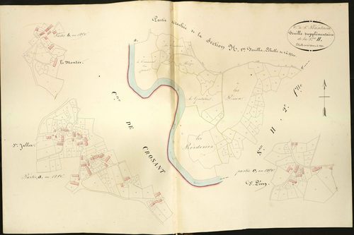 Saint-Plantaire - Section H, feuille supplémentaire.