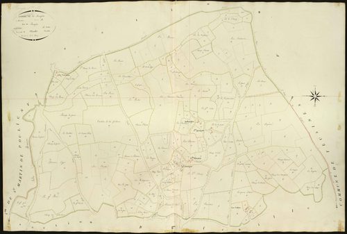 Sainte-Sévère-sur-Indre - Section B1, dite de Rongères (devenue section E1 après fusion avec Rongères).