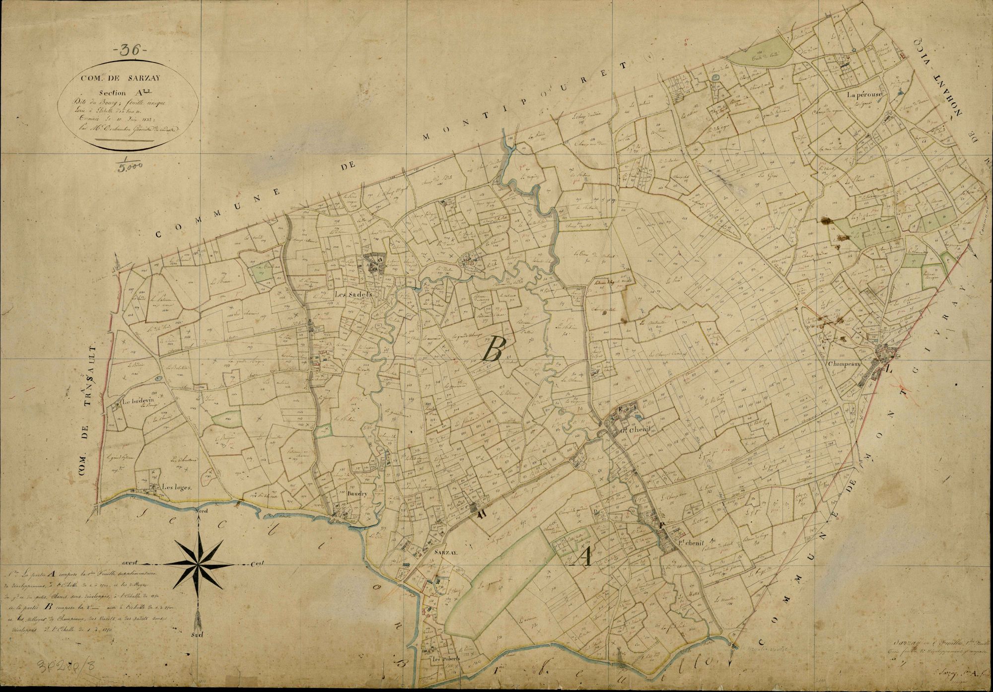 Sarzay - Section A1, dite de Sarzay.