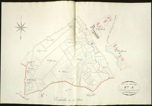 Sarzay - Section A,feuille supplémentaire de développement (partie D).