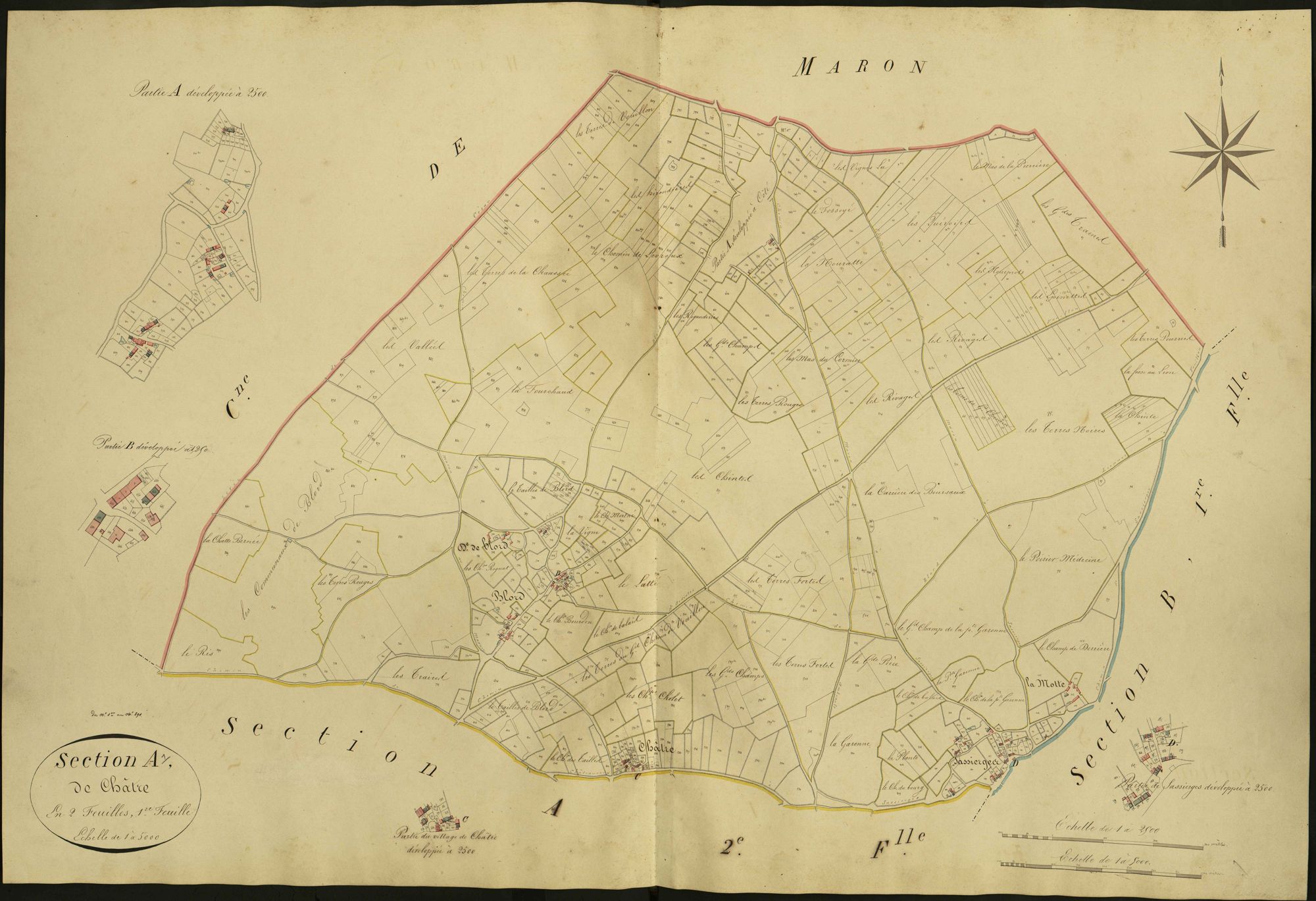 Sassierges-Saint-Germain - Section A1, dite de Châtre.