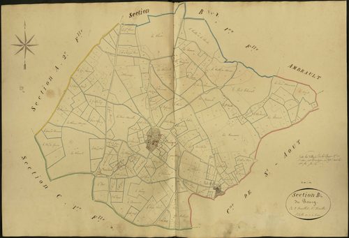 Sassierges-Saint-Germain - Section B2, dite du Bourg.