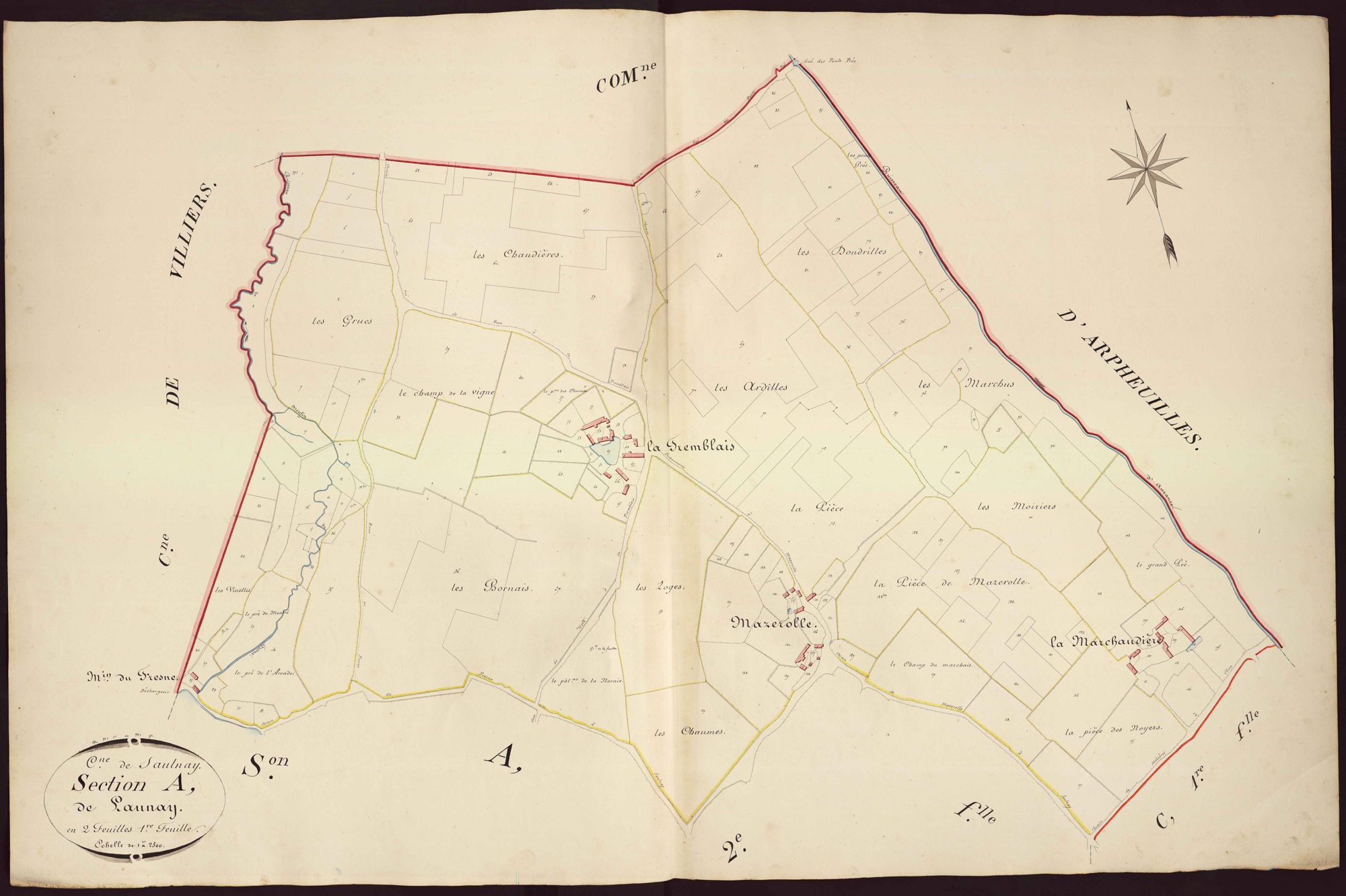 Saulnay - Section A1, dite de Launay.