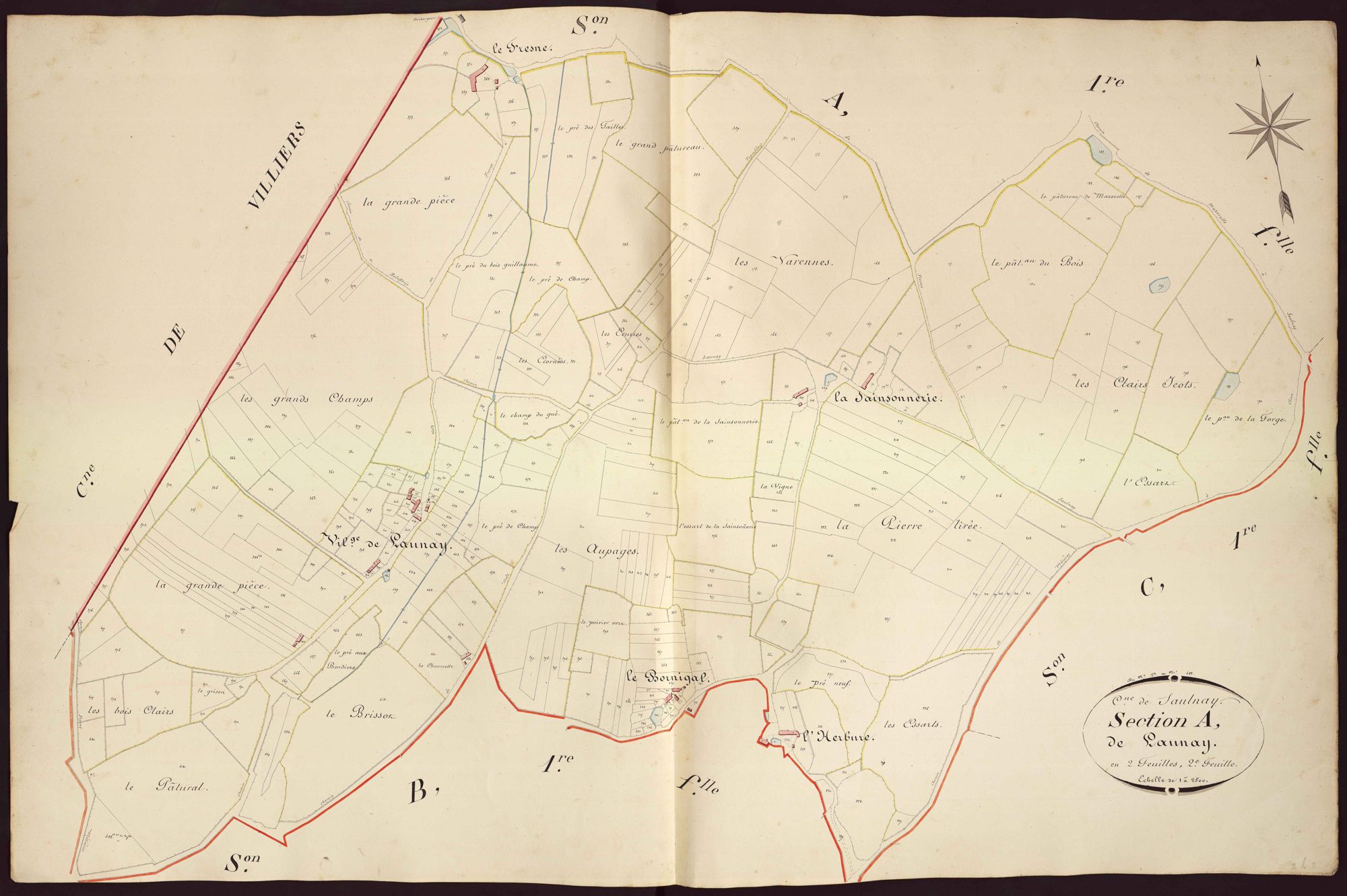 Saulnay - Section A2, dite de Launay.