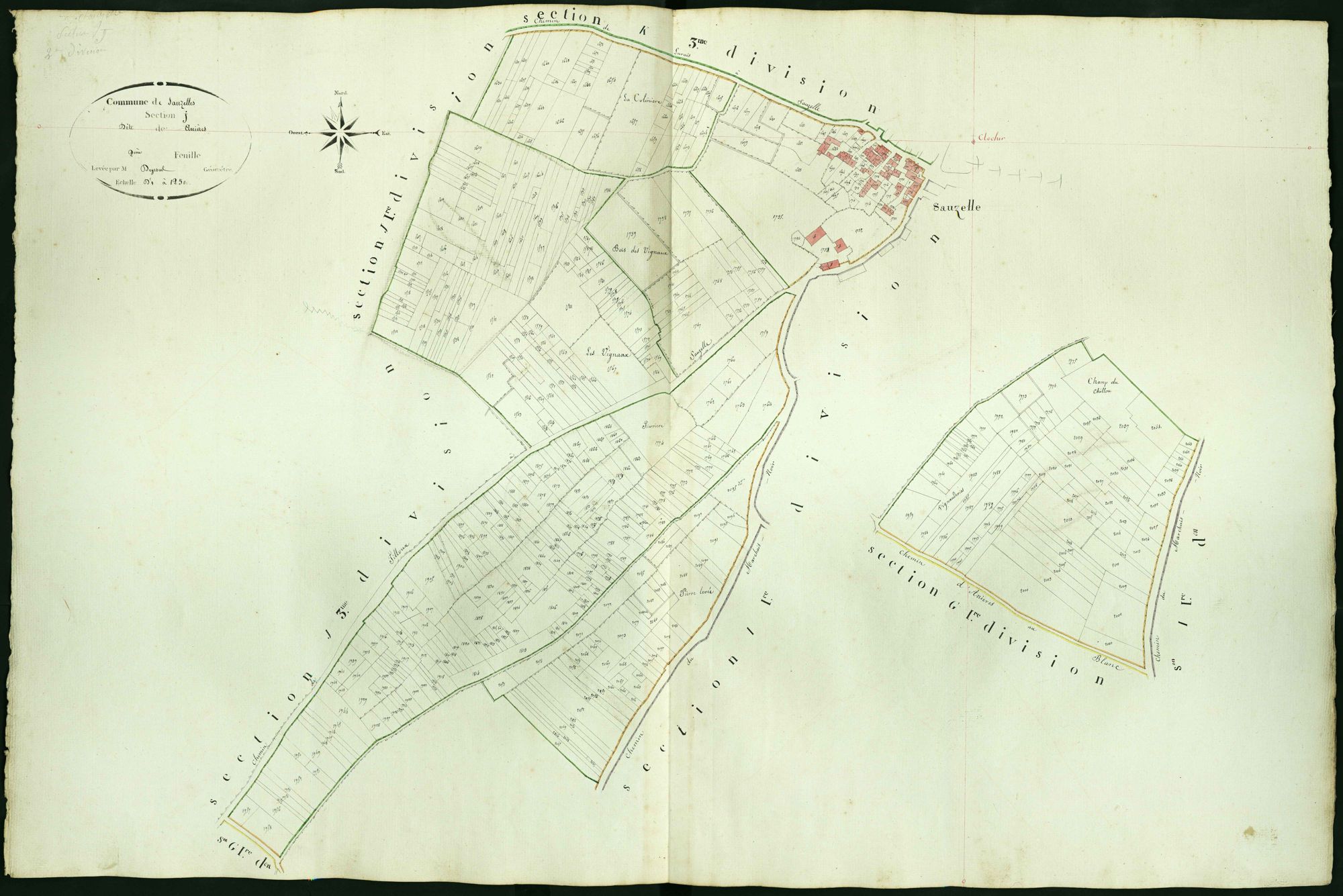 Sauzelles - Section J2, dite de Anières.