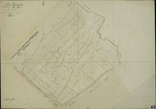 Sauzelles - Section E3, dite des Renaudries.