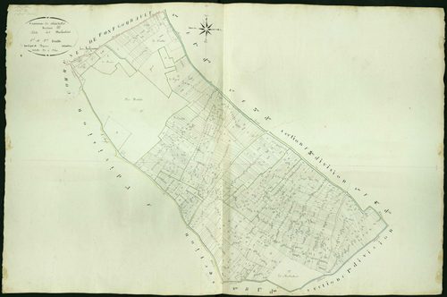 Sauzelles - Sections D1 et D2, dite des Marlaudières.