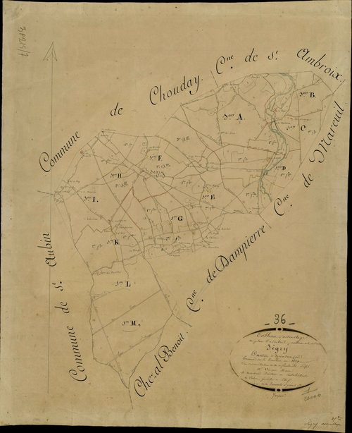 Ségry - Tableau d'assemblage.