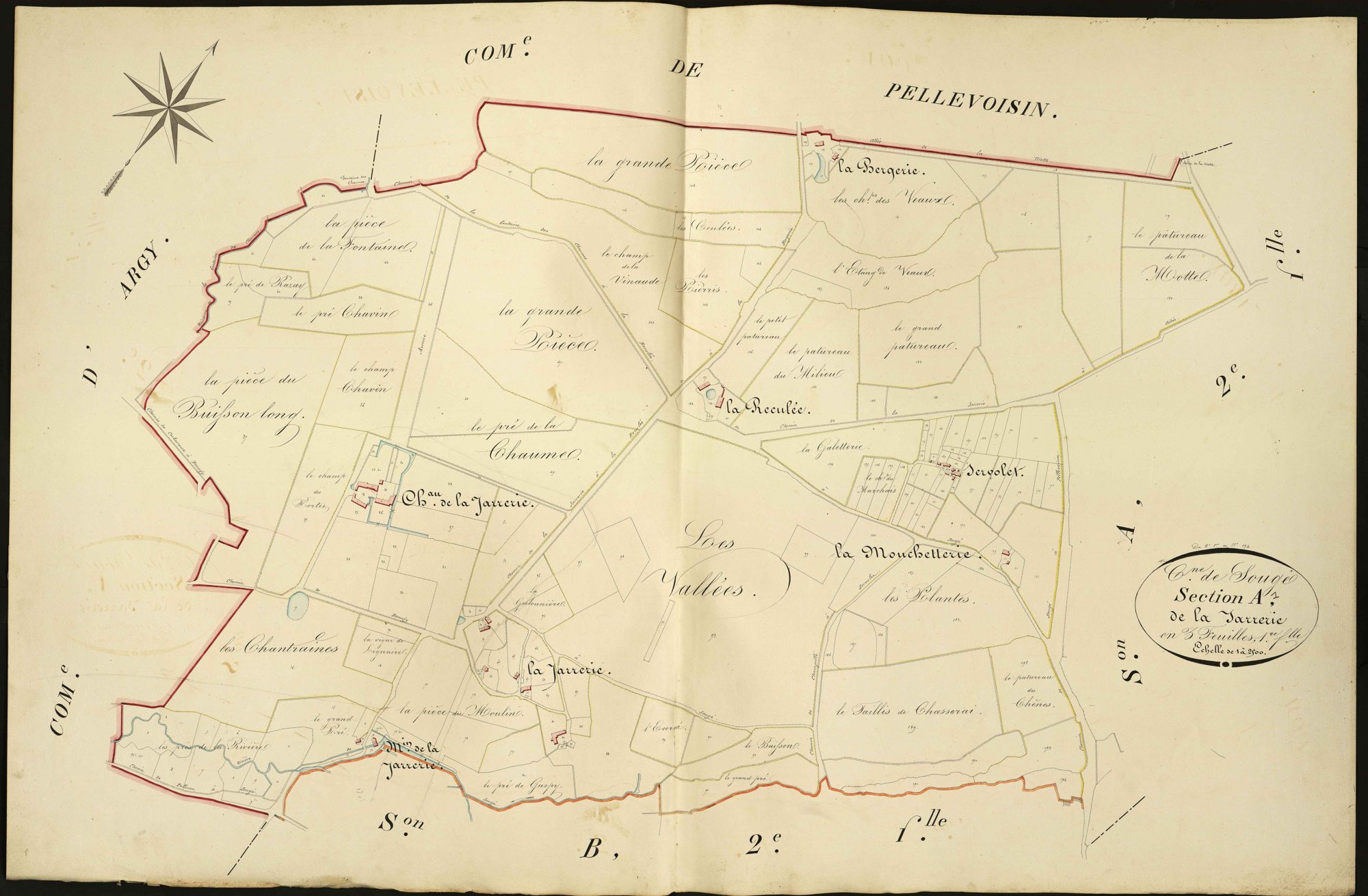 Sougé - Section A1, dite de la Jarrerie.