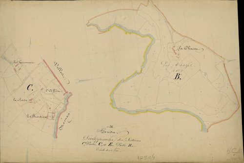Tendu - Section C, développement (parties C et E, partie B).