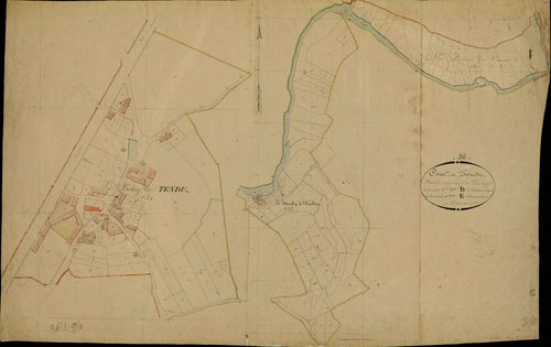 Tendu - Sections D et E, feuille dedéveloppement.