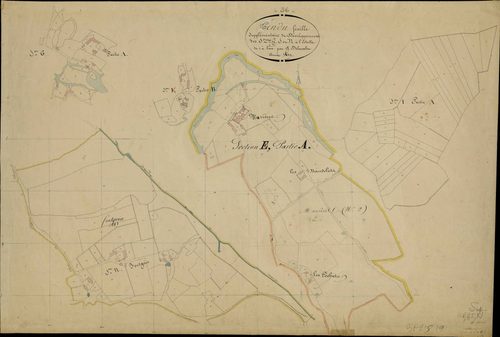 Tendu - Sections E, G, I, N, feuille supplémentaire de développement.