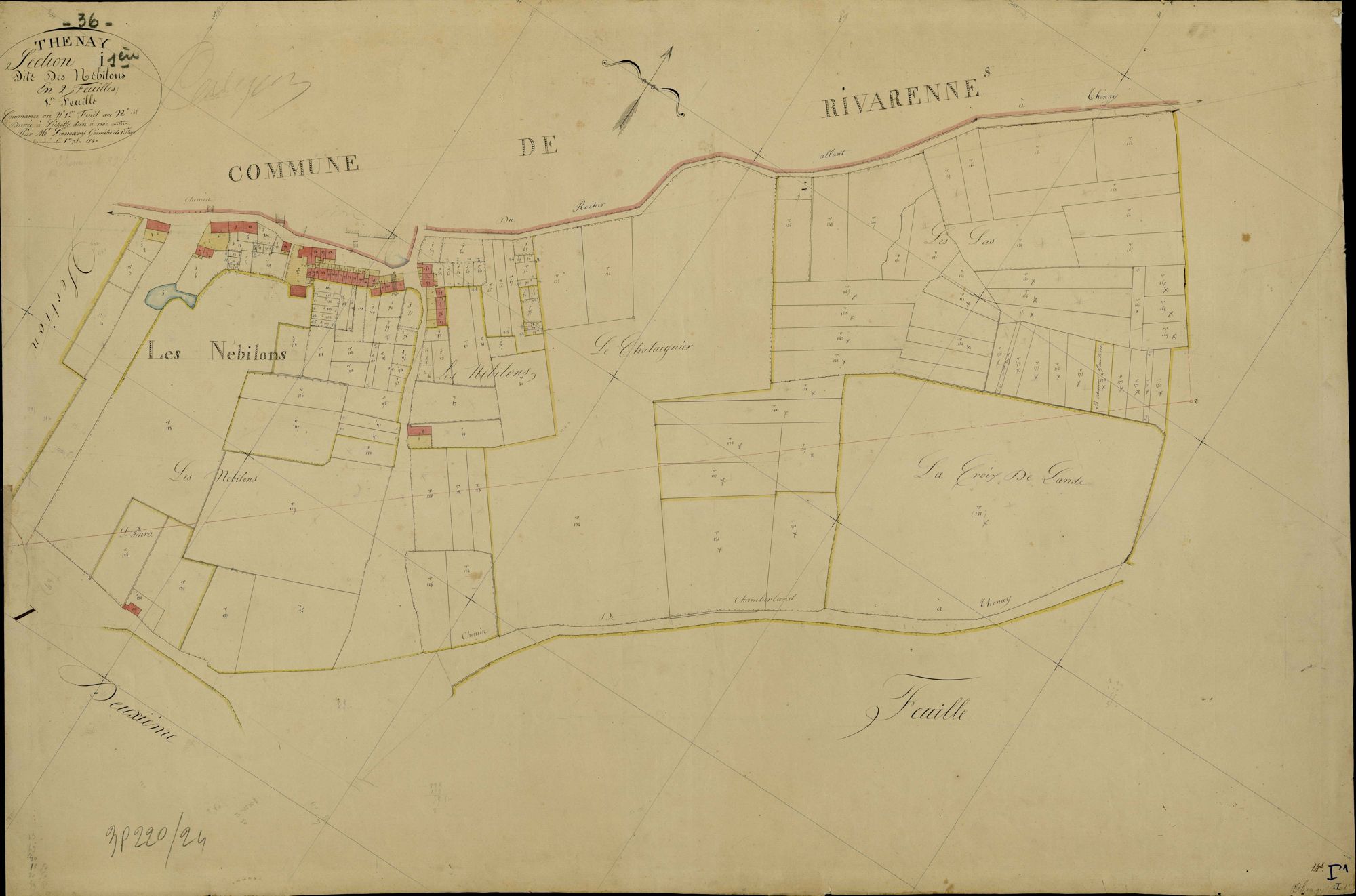 Thenay - Section I1, dite des Nébilons.