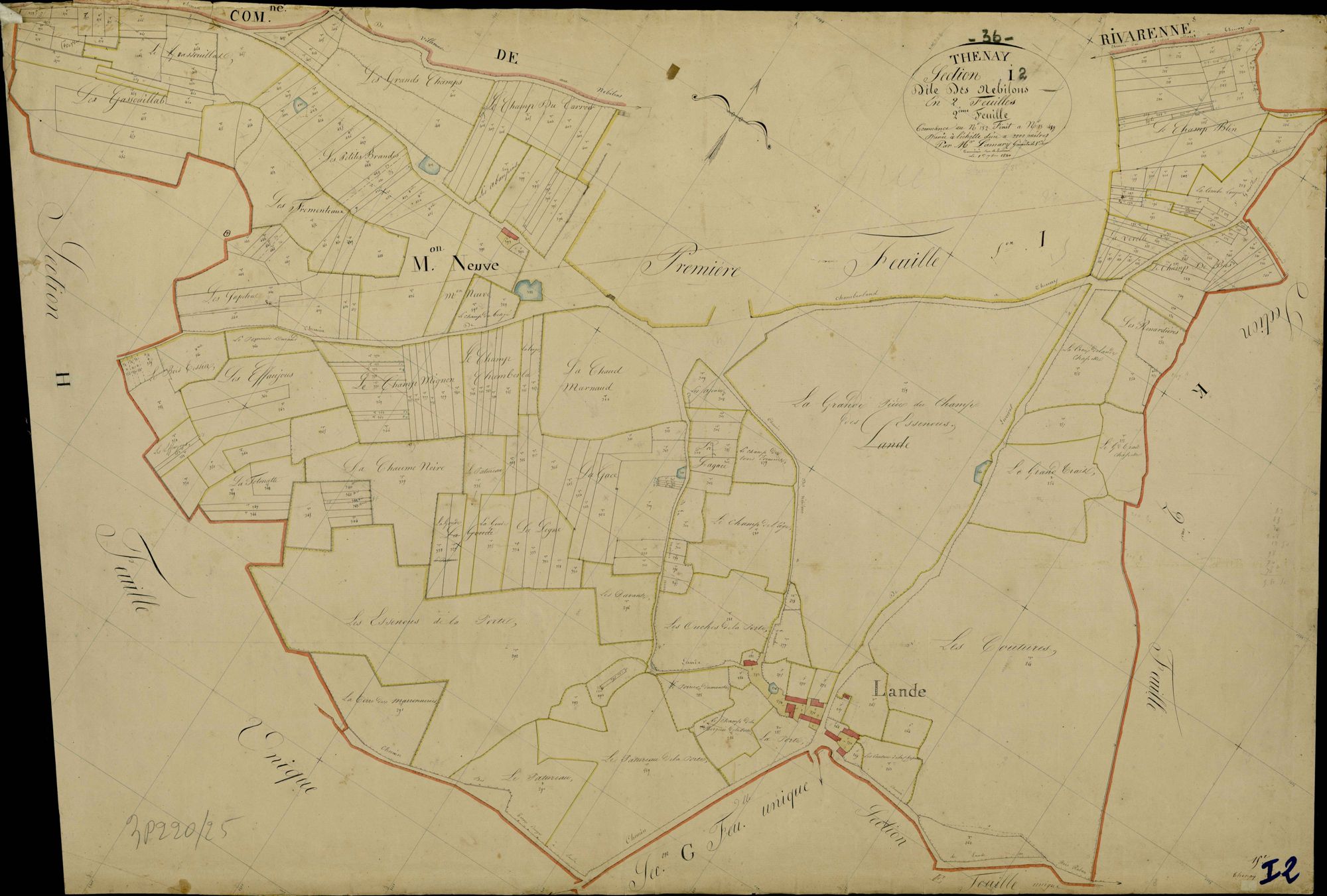 Thenay - Section I2, dite des Nébilons.