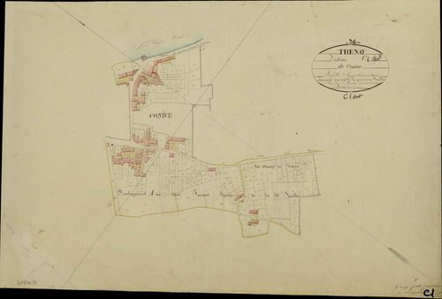 Thenay - Section C1, feuille supplémentaire.