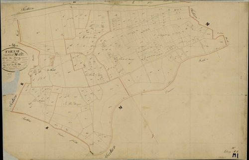 Thenay - Section M1, dite du Bourg.